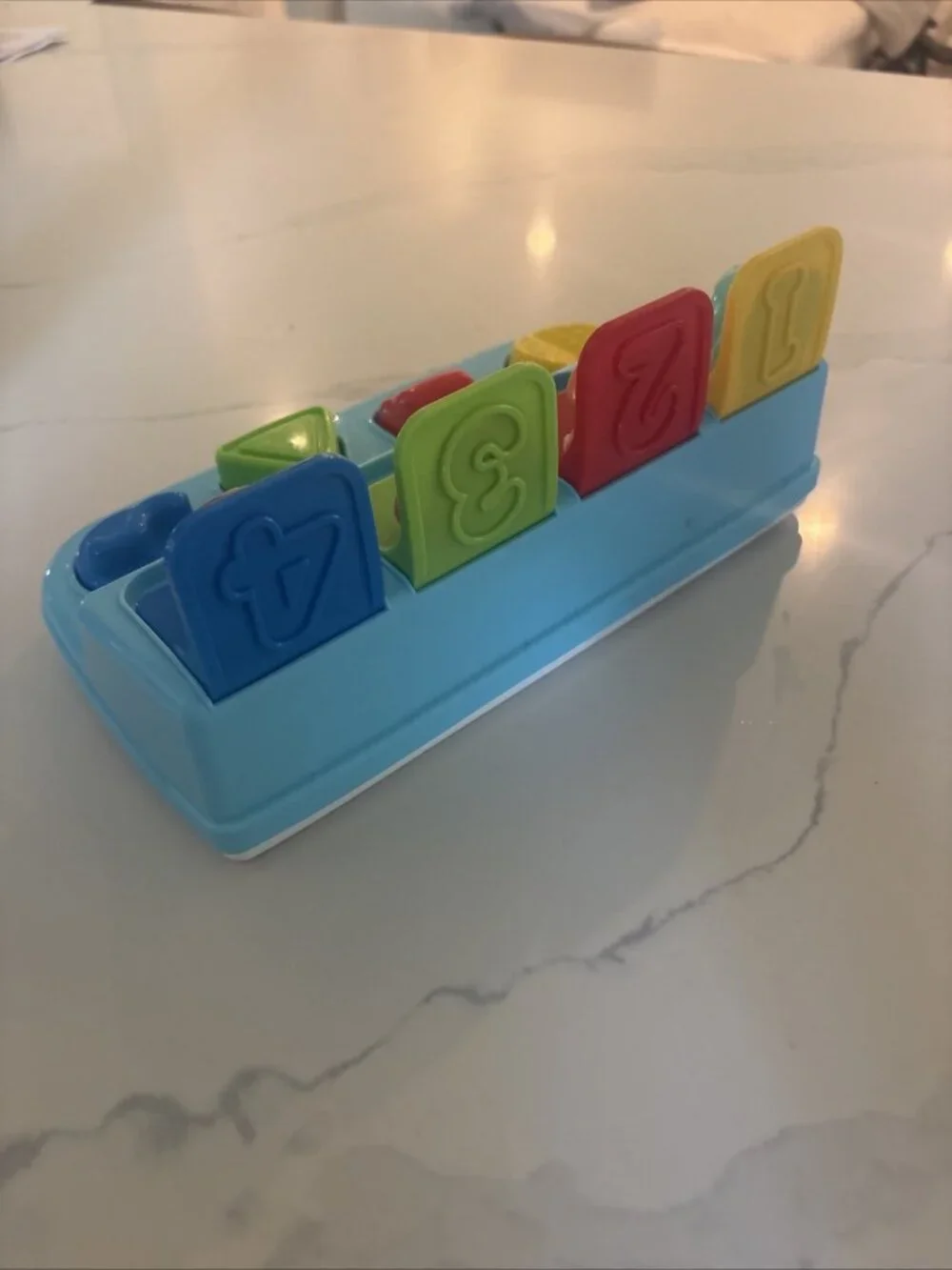 Playgo Toy Pop Up Number Animals Learning Game Toddlers Baby Colors Screen Free